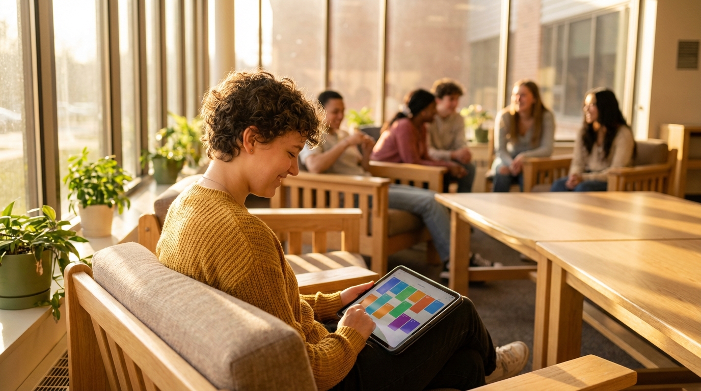 Student Schedule View feature illustration